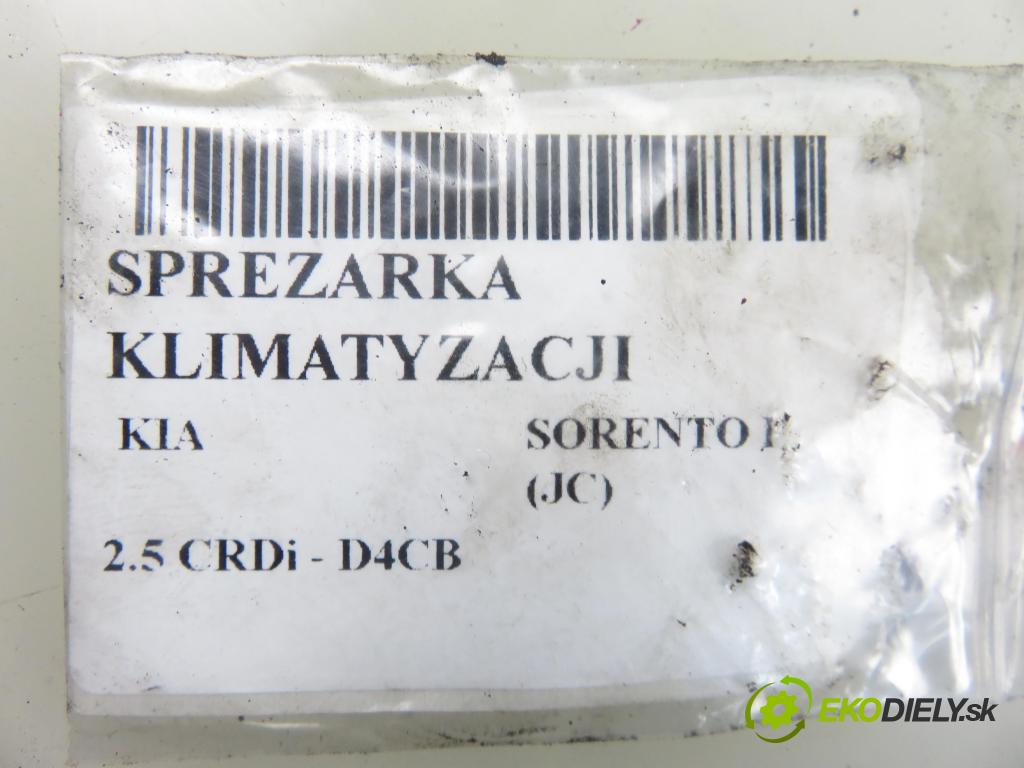 KIA SORENTO I (JC) SUV 2007 103,00 2.5 CRDi 140 - D4CB 2497,00 KOMPRESOR: klimatizácie 20946171 (Kompresor klimatizácie)