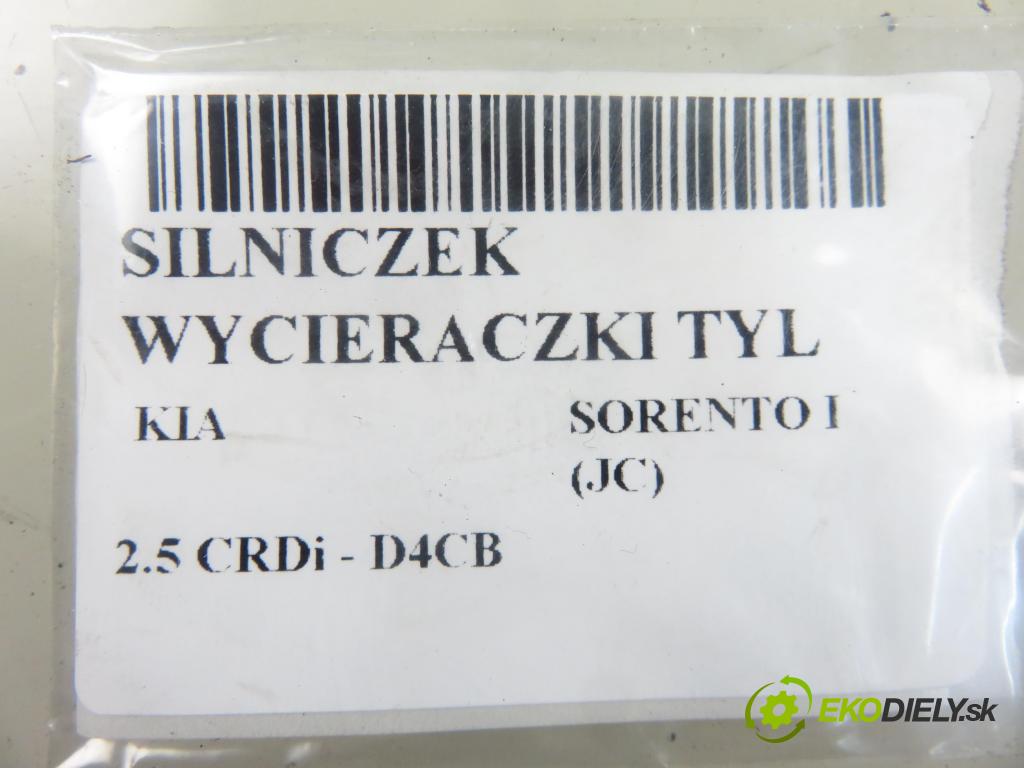 KIA SORENTO I (JC) SUV 2007 103,00 2.5 CRDi 140 - D4CB 2497,00 motorek stěrače ZADNÍ: 987003E000