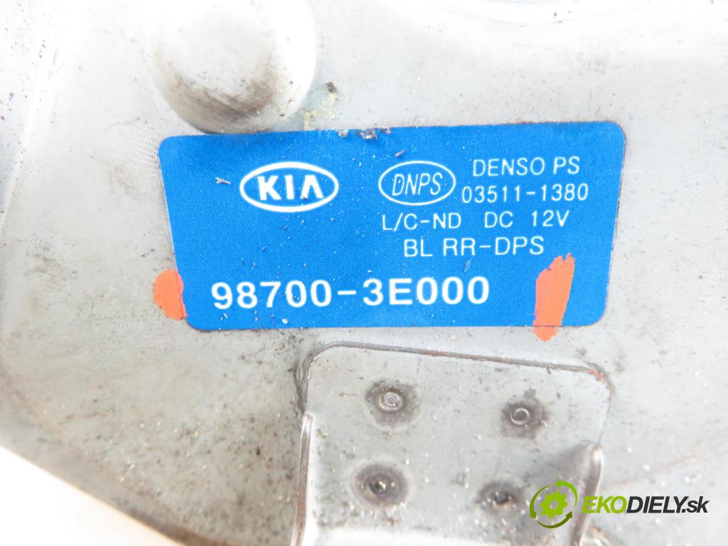 KIA SORENTO I (JC) SUV 2007 103,00 2.5 CRDi 140 - D4CB 2497,00 motorek stěrače ZADNÍ: 987003E000