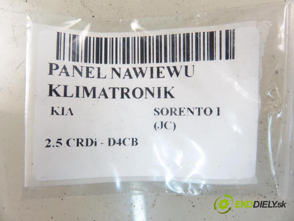 KIA SORENTO I (JC) SUV 2007 103,00 2.5 CRDi 140 - D4CB 2497,00 Panel kúrenia KLIMATRONIK 972503E260