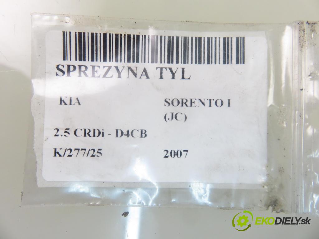 KIA SORENTO I (JC) SUV 2007 103,00 2.5 CRDi 140 - D4CB 2497,00 Pružina zadné 