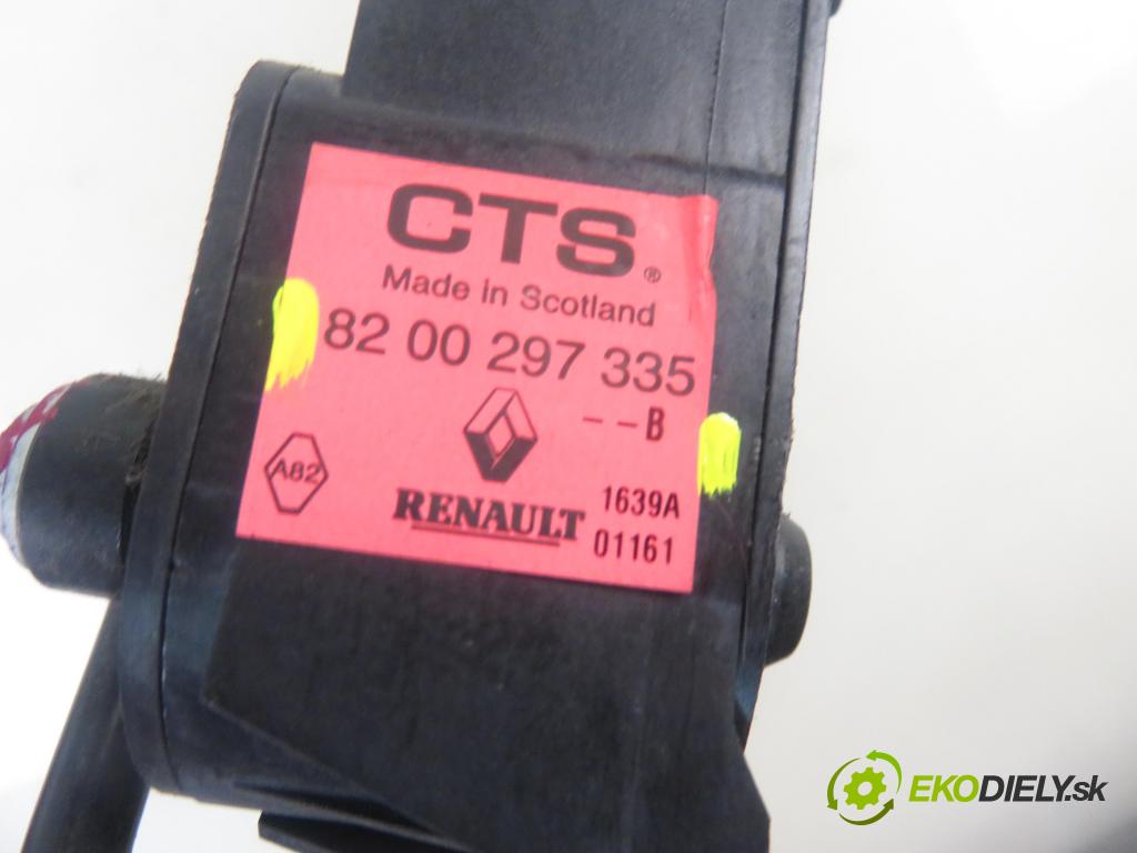 RENAULT CLIO III (BR0/1, CR0/1) HB 2009 55,00 1.2 16V Hi-Flex (BR1U, CR1U) - D4F 742 1149,00 Potenciometer plynu 8200297335B (Pedál)