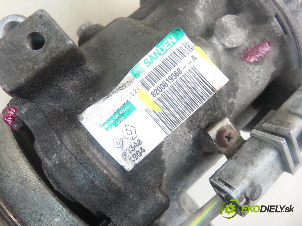 RENAULT CLIO III (BR0/1, CR0/1) HB 2009 55,00 1.2 16V Hi-Flex (BR1U, CR1U) - D4F 742 1149,00 KOMPRESOR: klimatizácie 8200819568A ; 8200819568 (Kompresor klimatizácie)