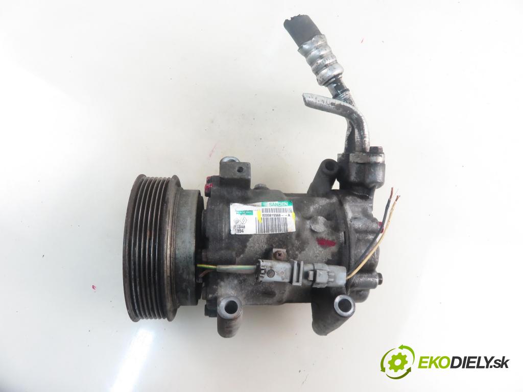 RENAULT CLIO III (BR0/1, CR0/1) HB 2009 55,00 1.2 16V Hi-Flex (BR1U, CR1U) - D4F 742 1149,00 KOMPRESOR: klimatizácie 8200819568A ; 8200819568 (Kompresor klimatizácie)