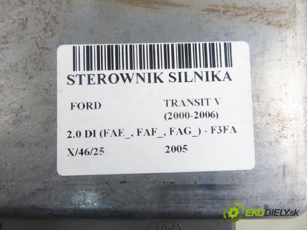 FORD TRANSIT Furgon (FA_ _) CHLODNIA 2005 63,00 2.0 DI 86 - F3FA 1998,00 Riadiaca jednotka Motor 3C1A12A650EE