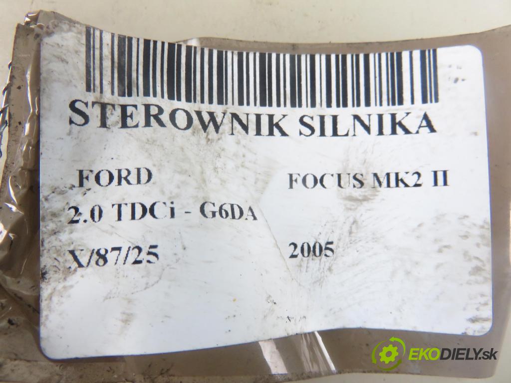 FORD FOCUS II (DA_, HCP) HB 2005 100,00 2.0 TDCi - G6DA 1997,00 Riadiaca jednotka Motor 7M5112A650PA ; 5WS40332CT