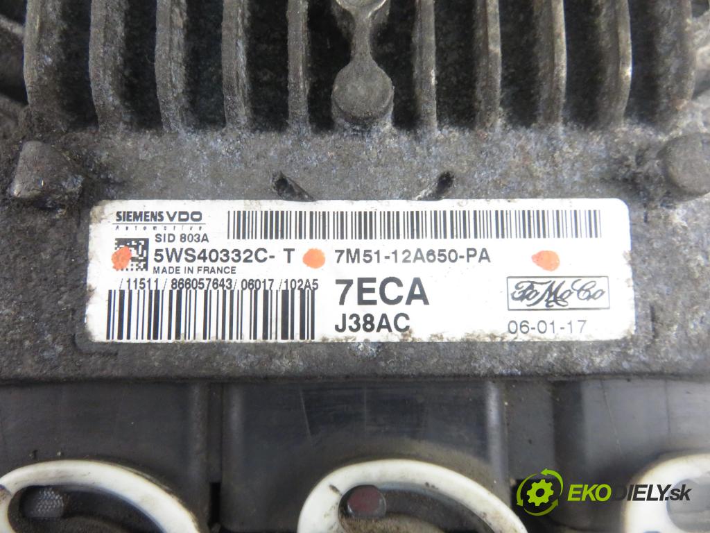 FORD FOCUS II (DA_, HCP) HB 2005 100,00 2.0 TDCi - G6DA 1997,00 Riadiaca jednotka Motor 7M5112A650PA ; 5WS40332CT