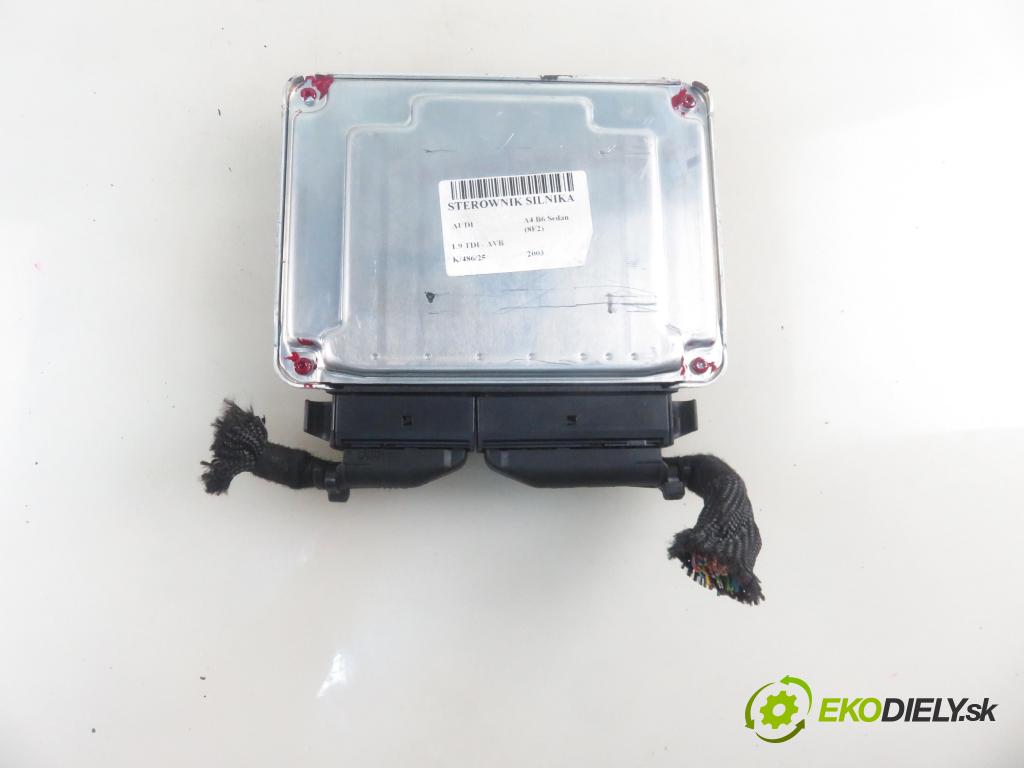 AUDI A4 (8E2, B6) SEDAN 2003 74,00 1.9 TDI PD 101 - AVB 1896,00 Riadiaca jednotka Motor 038906019LF ; 0281011210