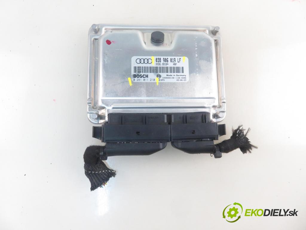 AUDI A4 (8E2, B6) SEDAN 2003 74,00 1.9 TDI PD 101 - AVB 1896,00 Riadiaca jednotka Motor 038906019LF ; 0281011210