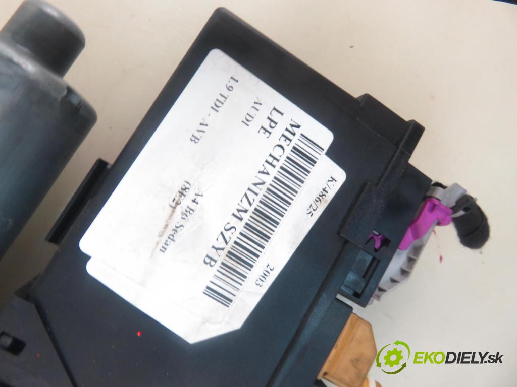 AUDI A4 (8E2, B6) SEDAN 2003 74,00 1.9 TDI PD 101 - AVB 1896,00 mechanismus oken 8E1959801B ; 5WK47002CBF