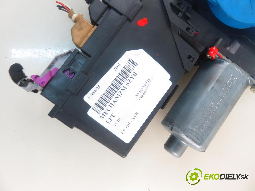 AUDI A4 (8E2, B6) SEDAN 2003 74,00 1.9 TDI PD 101 - AVB 1896,00 mechanismus oken 8E1959801B ; 5WK47002CBF
