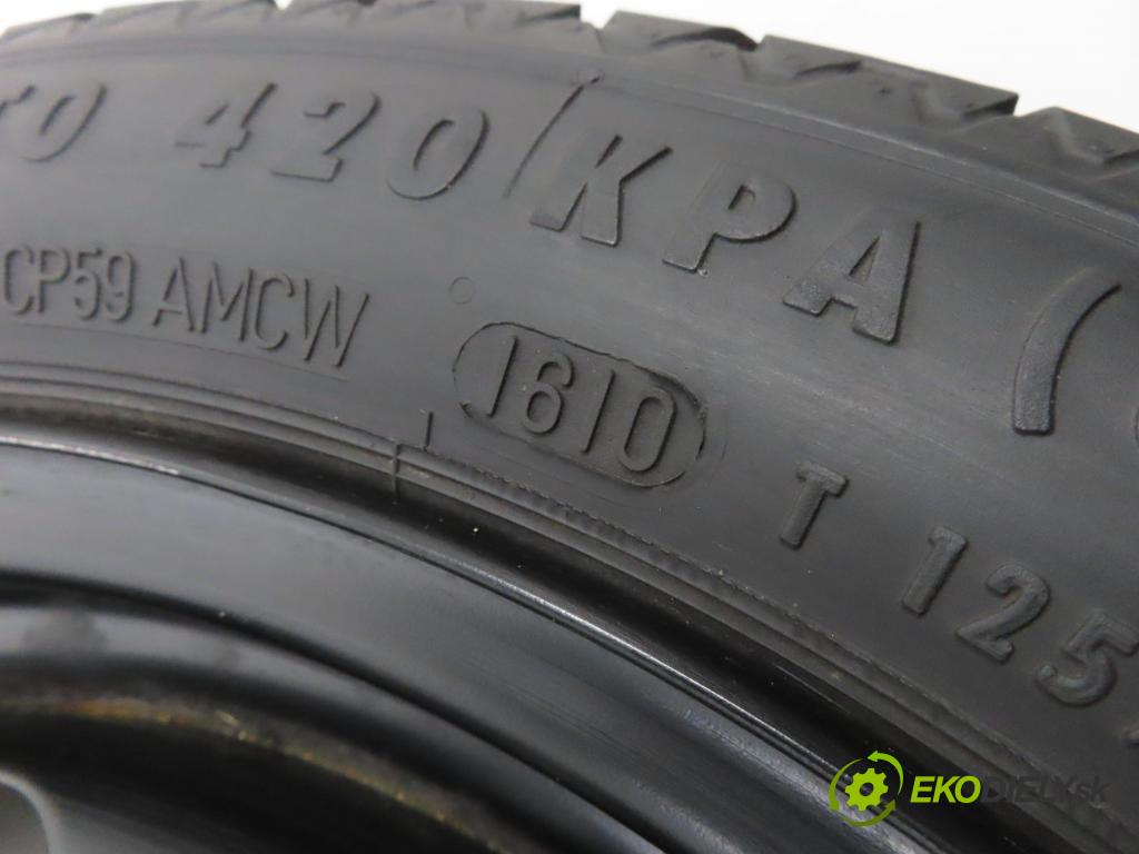 VW TOURAN (1T3) MINIVAN 2010 103,00 2.0 TDI - CFHC 1968,00 Koleso dojazdové