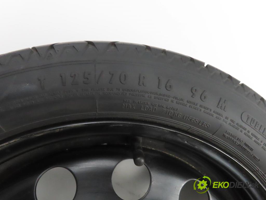 VW TOURAN (1T3) MINIVAN 2010 103,00 2.0 TDI - CFHC 1968,00 Koleso dojazdové