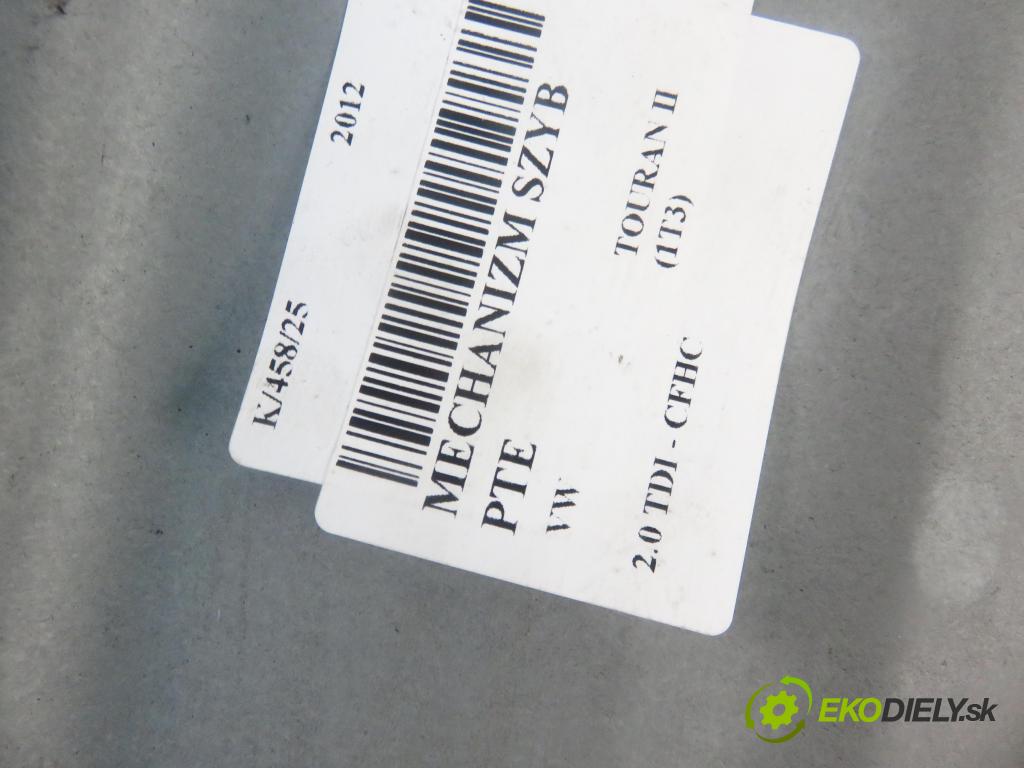 VW TOURAN (1T3) MINIVAN 2012 103,00 2.0 TDI - CFHC 1968,00 mechanismus oken PTE 5K0959704A ; 1T0839730Q ; 1T0839756