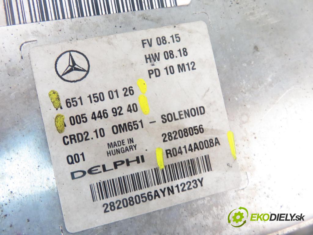 MERCEDES-BENZ KLASA C T-Model (S204) KOMBI 2011 100,00 C 200 CDI 136 (204.201) - OM 651.913 2143,00 Riadiaca jednotka Motor 6511500126 ; 0054469240 ; R0414A008A