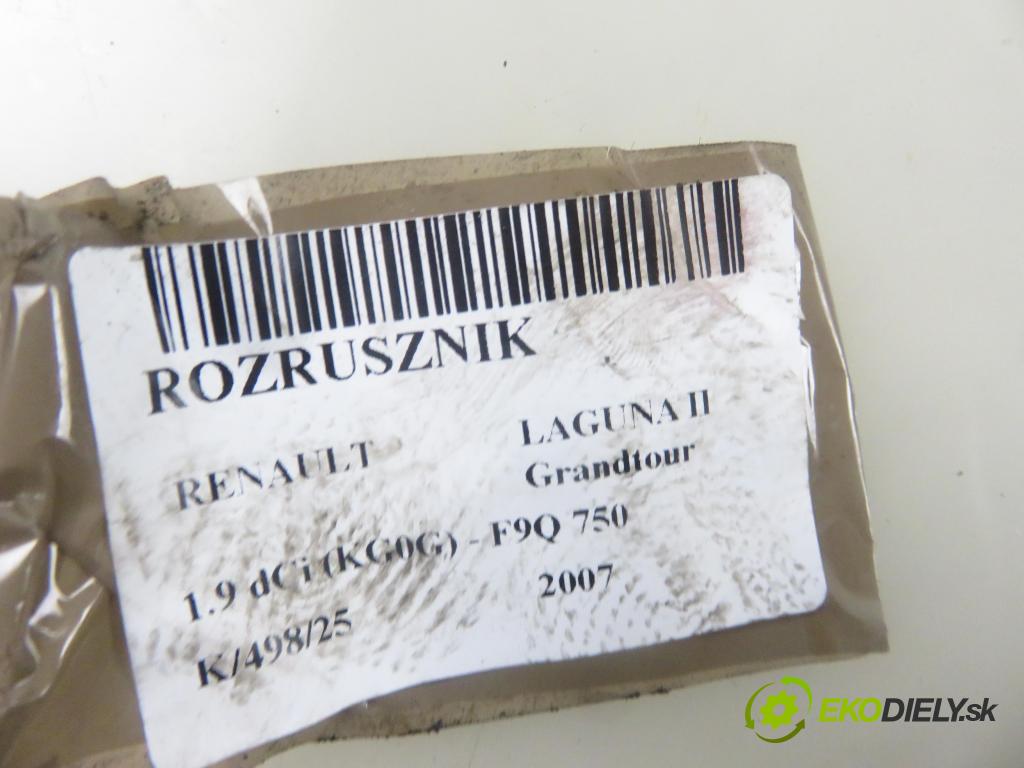 RENAULT LAGUNA II Grandtour (KG0/1_) KOMBI 2007 88,00 1.9 dCi 120 - F9Q 750 1870,00 Štartér  (Štartér)