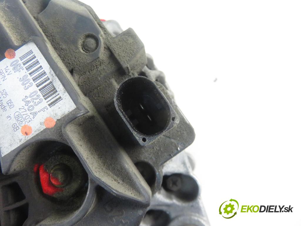 AUDI A4 (8E2, B6) SEDAN 2003 74,00 1.9 TDI PD 101 - AVB 1896,00 Alternátor 06F903023F ; 0124525050 (Alternátor)