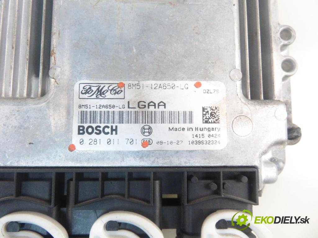 FORD FOCUS II Turnier (DA_, FFS, DS) KOMBI 2009 66,00 1.6 TDCi - GPDA 1560,00 Riadiaca jednotka Motor 8M5112A650LG ; 0281011701