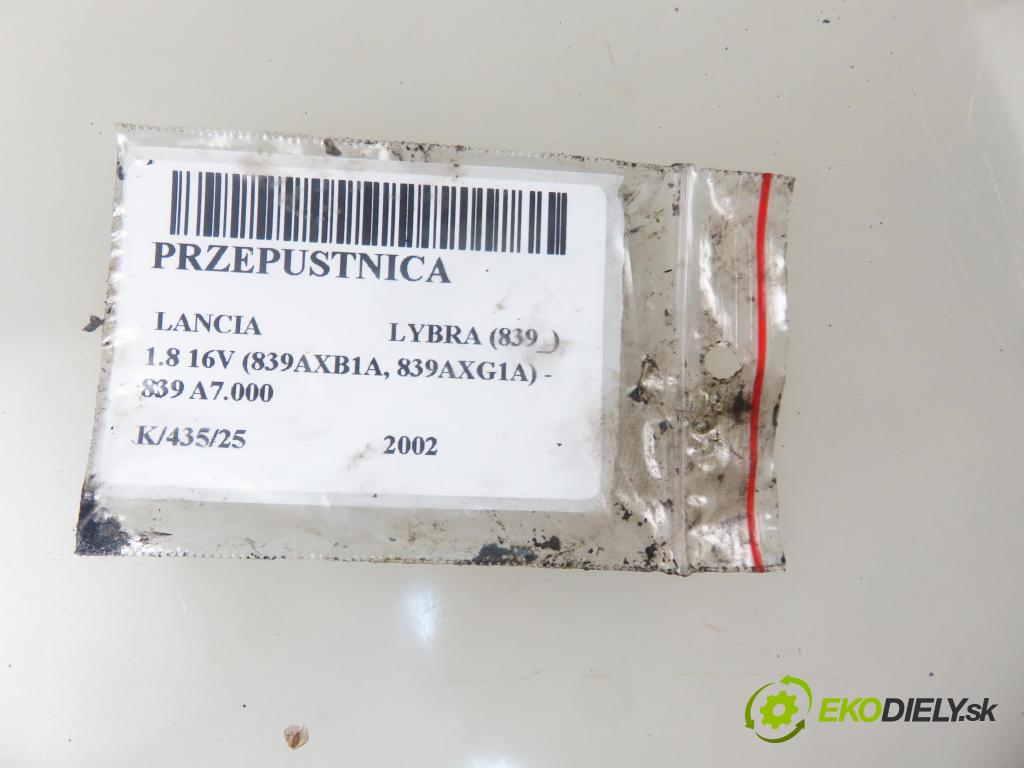 LANCIA LYBRA (839_) SEDAN 2002 96,00 1.8 16V (839AXB1A, 839AXG1A) - 839 A7.000 1747,00 Škrtiaca klapka RMH6001 ; AFH60M15 (Škrtiaca klapka)