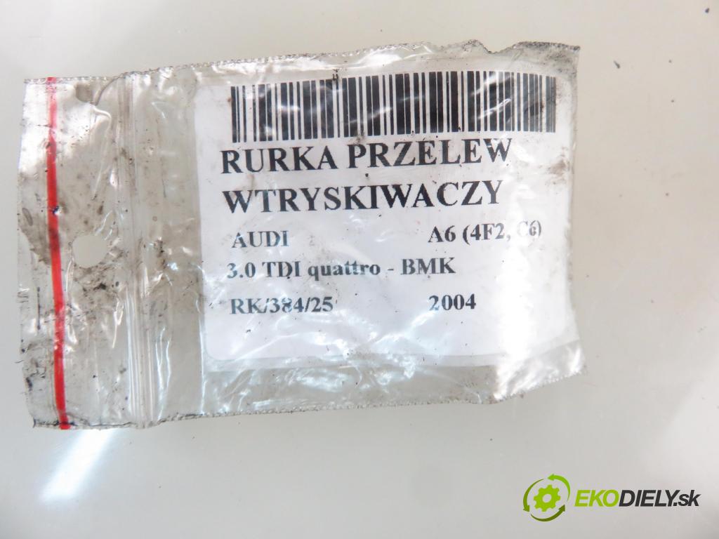 AUDI A6 (4F2, C6) SEDAN 2004 165,00 3.0 TDI quattro - BMK 2967,00 rúrky VSTREKOVAČE:
