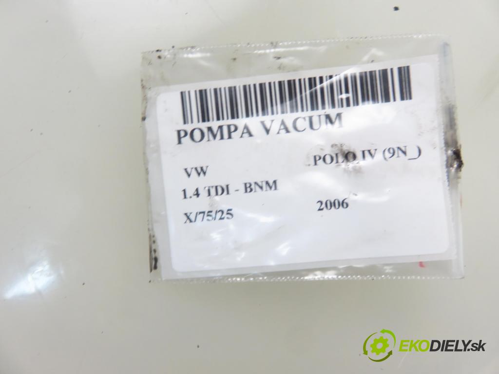 VW POLO (9N_) HB 2006 51,00 1.4 TDI - BNM 1422,00 Pumpa vákuová 038145209C