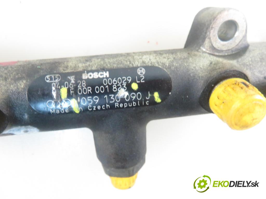 AUDI A6 (4F2, C6) SEDAN 2004 165,00 3.0 TDI quattro - BMK 2967,00 Lišta vstrekovacia 0281002665 ; 057130764B ; 059130090J (Vstrekovacia lišta)