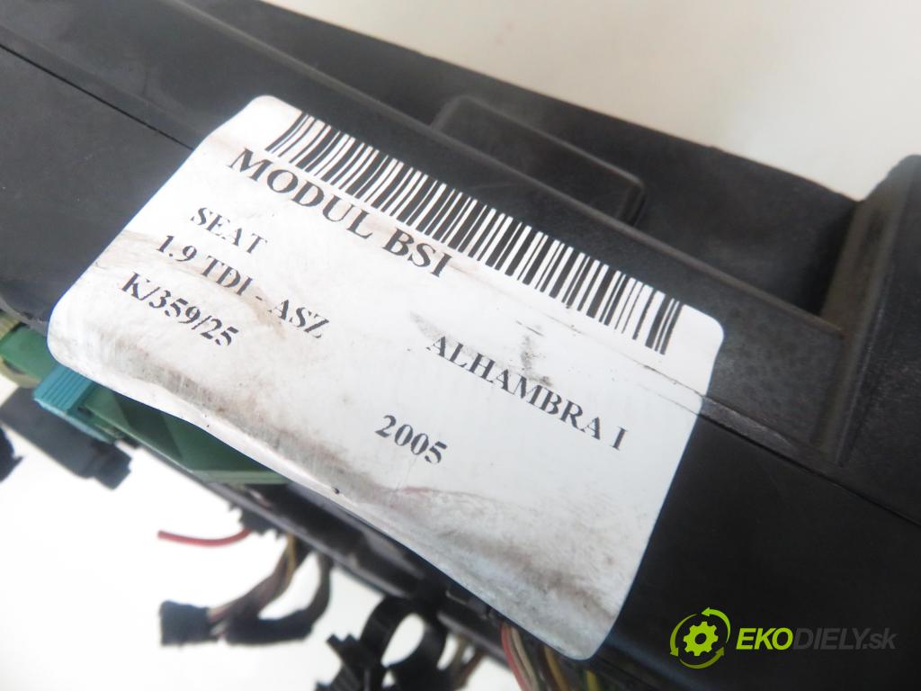 SEAT ALHAMBRA (7V8, 7V9) MINIVAN 2005 96,00 1.9 TDI - ASZ 1896,00 MODUL BSI 7M3962258AH ; 4M2114B205CA ; S120042300C