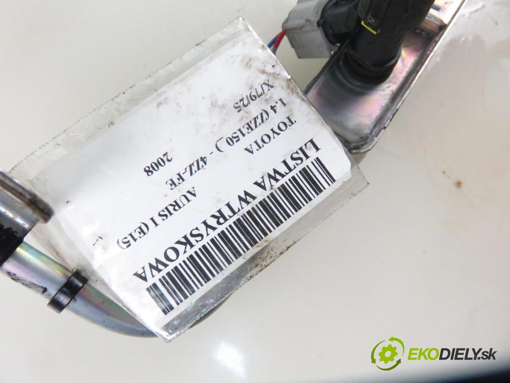 TOYOTA AURIS (_E15_) HB 2008 71,00 1.4 (ZZE150_) 97 - 4ZZ-FE 1398,00 Lišta vstrekovacia 0280155936 ; 232500D020 (Vstrekovacia lišta)