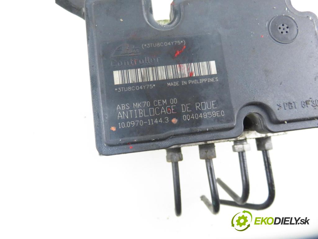 CITROEN C3 I (FC_) HB 2008 50,00 1.4 HDi - 8HZ (DV4TD) 1398,00 Pumpa ABS 10097011443 ; 9662298480 (Pumpa ABS)