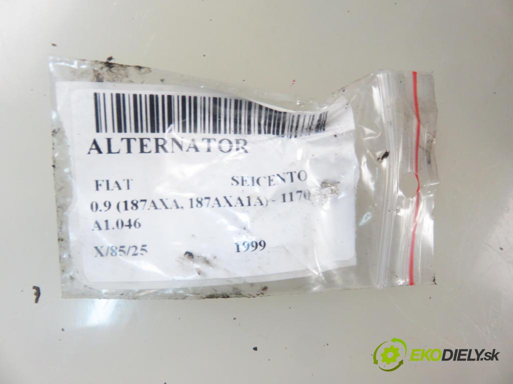 FIAT SEICENTO / 600 (187_) HB 1999 29,00 0.9 39 - 1170 A1.046 899,00 Alternátor 2720200 (Alternátor)