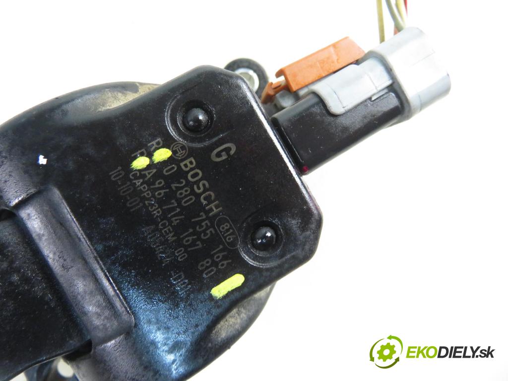 PEUGEOT PARTNER Tepee KOMBIVAN 2010 68,00 1.6 e-HDi 90 8V - 9HP (DV6DTED) 1560,00 Potenciometer plynu 0280755166 ; 9671416780 (Pedál)