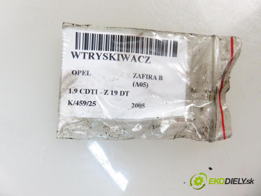 OPEL ZAFIRA B (A05) MINIVAN 2005 88,00 1.9 CDTI 8V 120 - Z 19 DT 1910,00 vstrekovač 0445110165 (Vstrekovač paliva)
