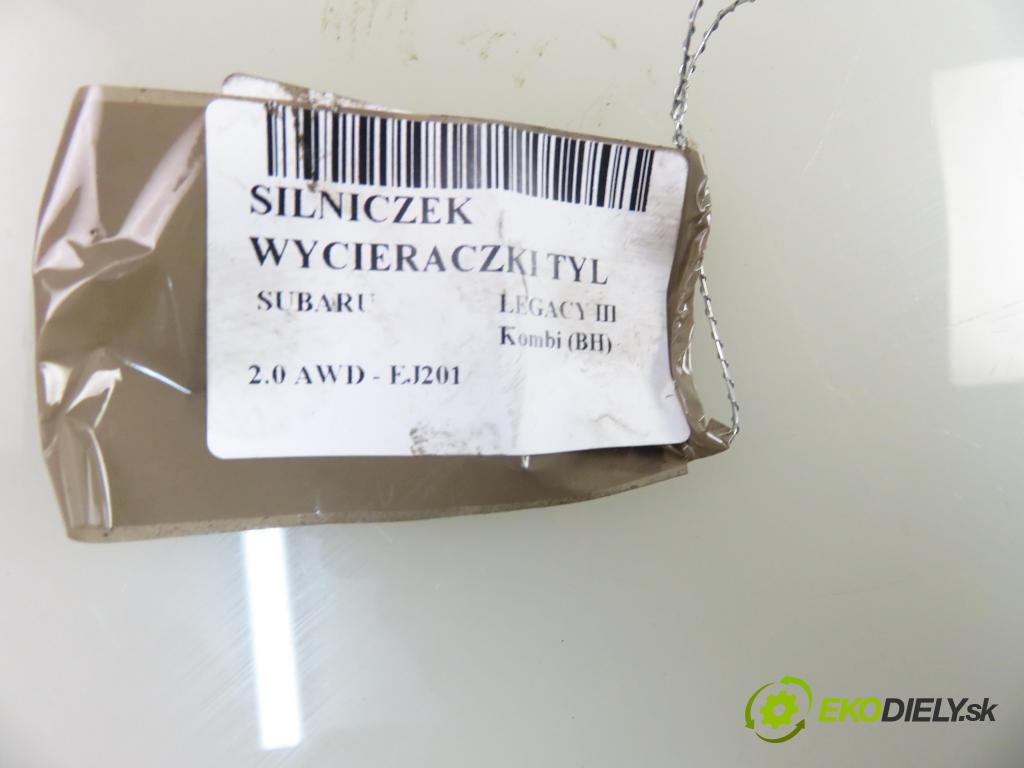 SUBARU LEGACY III Kombi (BH) KOMBI 2002 92,00 2.0 AWD 125 - EJ201 1994,00 motorek stěrače ZADNÍ: 34650821