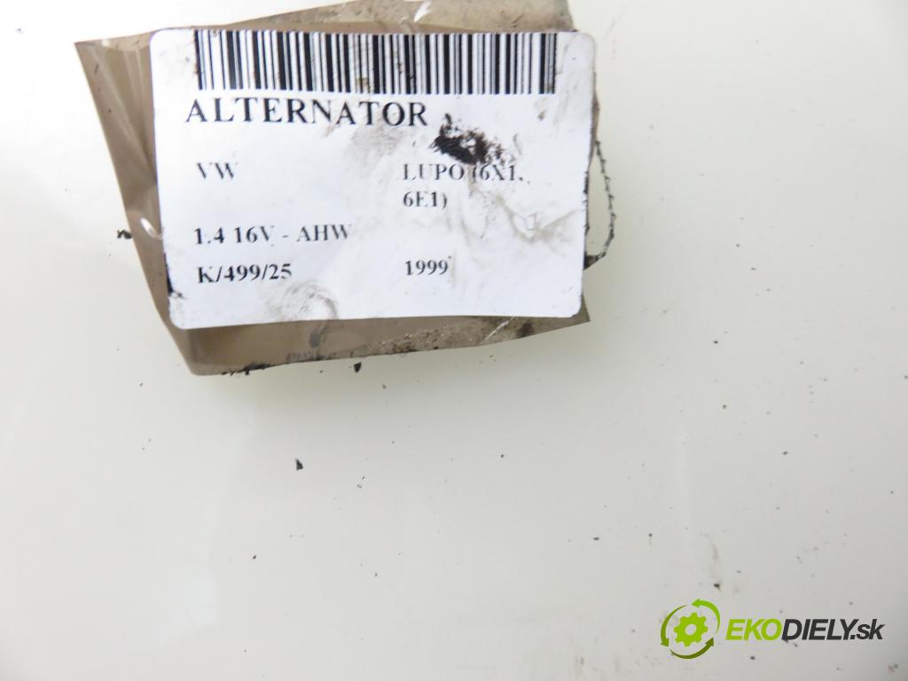 VW LUPO (6X1, 6E1) HB 1999 55,00 1.4 16V - AHW 1390,00 Alternátor 028903025Q (Alternátor)