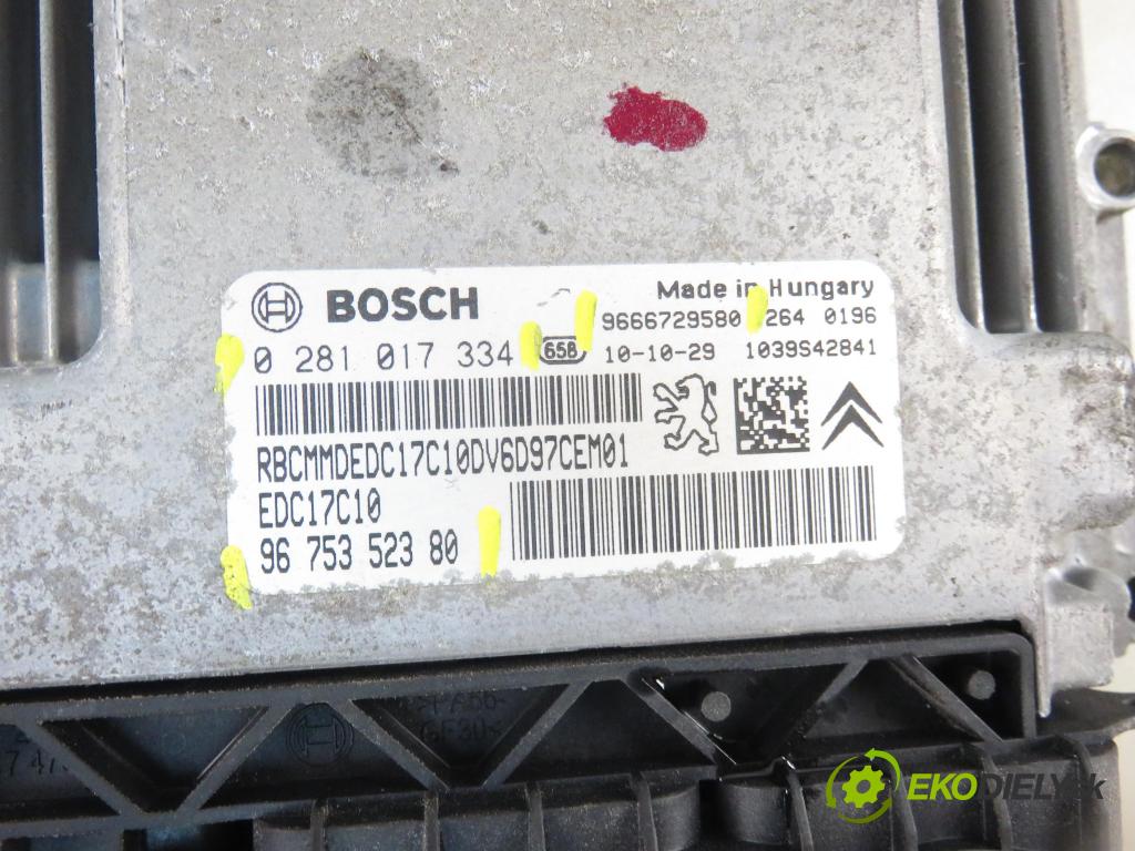 PEUGEOT PARTNER Tepee KOMBIVAN 2010 68,00 1.6 e-HDi 90 8V - 9HP (DV6DTED) 1560,00 Riadiaca jednotka Motor 9675352380 ; 9666729580 ; 0281017334