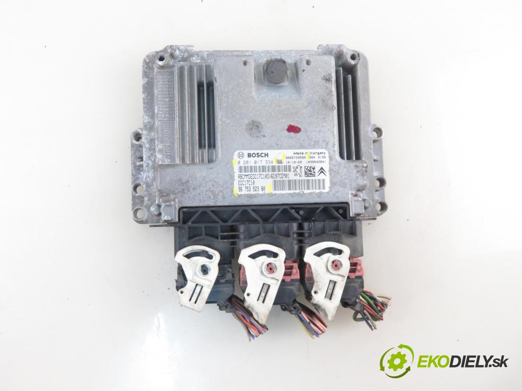PEUGEOT PARTNER Tepee KOMBIVAN 2010 68,00 1.6 e-HDi 90 8V - 9HP (DV6DTED) 1560,00 Riadiaca jednotka Motor 9675352380 ; 9666729580 ; 0281017334