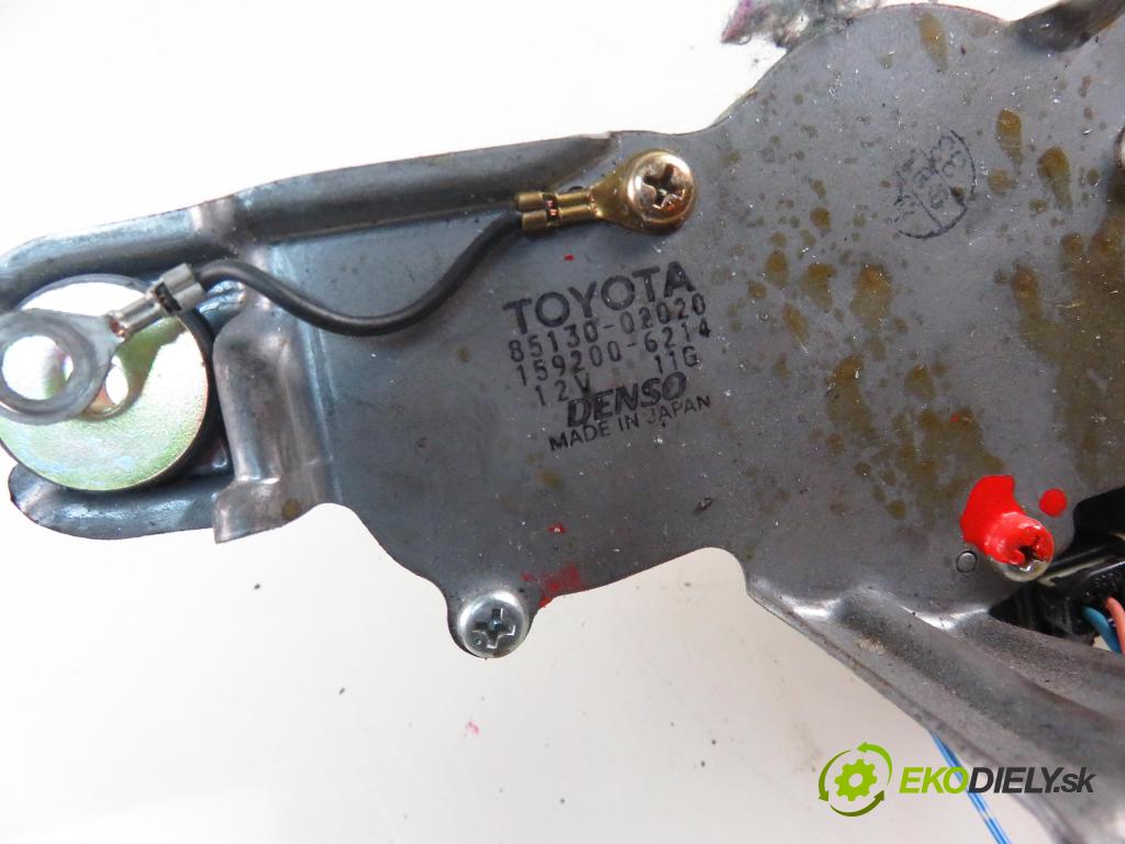 TOYOTA COROLLA (_E12_) HB 2002 71,00 1.4 VVT-i 97 (ZZE120) - 4ZZ-FE 1398,00 motorek stěrače ZADNÍ: 8513002020 ; 1592006214
