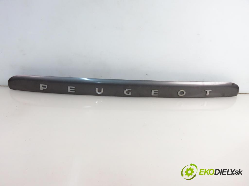 PEUGEOT PARTNER Tepee KOMBIVAN 2010 68,00 1.6 e-HDi 90 8V - 9HP (DV6DTED) 1560,00 zadní část - čelo dveří kufr 9683111177