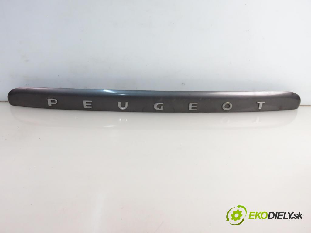 PEUGEOT PARTNER Tepee KOMBIVAN 2010 68,00 1.6 e-HDi 90 8V - 9HP (DV6DTED) 1560,00 zadní část - čelo dveří kufr 9683111177