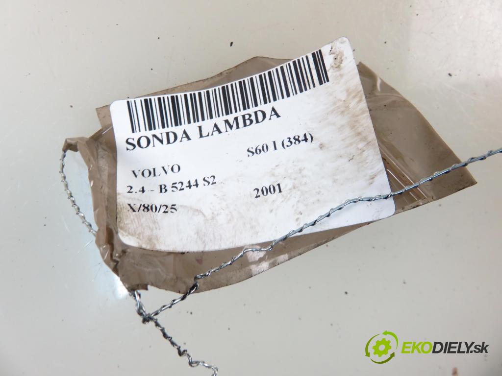 VOLVO S60 I (384) SEDAN 2001 103,00 2.4 140 - B 5244 S2 2435,00 sonda lambda 9497468 (Lambda sonda)