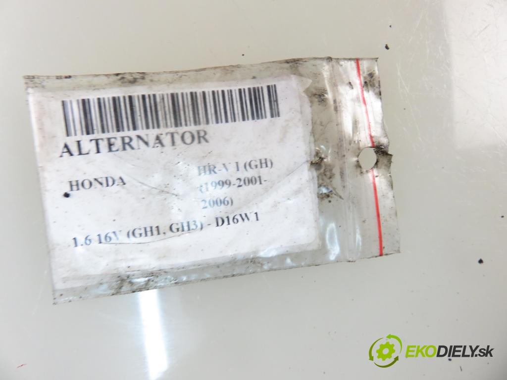 HONDA HR-V (GH) CROSSOVER 1999 77,00 1.6 16V (GH1, GH3) - D16W1 1590,00 Alternátor 1022111780 (Alternátor)