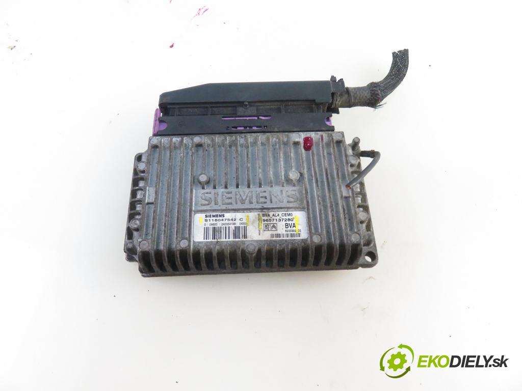PEUGEOT 206 liftback (2A/C) HB 2004 80,00 1.6 16V - NFU (TU5JP4) 1587,00 Riadiaca jednotka prevodovky 9657137280 ; S118047542C
