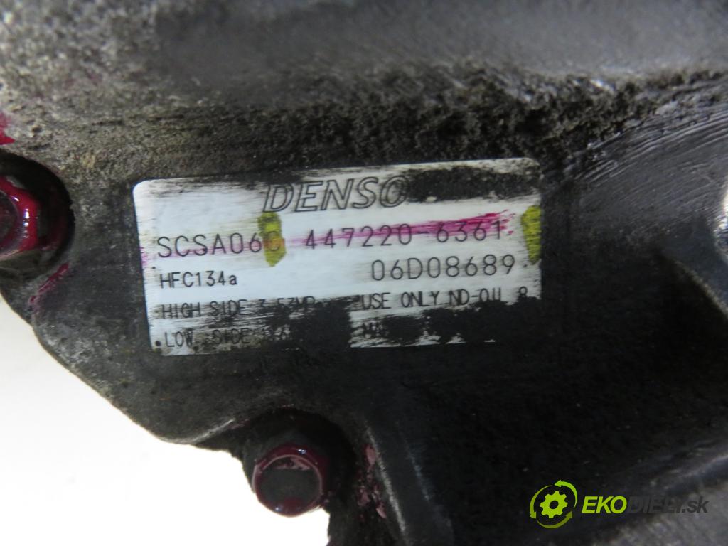 TOYOTA COROLLA (_E12_) HB 2002 71,00 1.4 VVT-i 97 (ZZE120) - 4ZZ-FE 1398,00 KOMPRESOR: klimatizace 4472206361 (Kompresory)