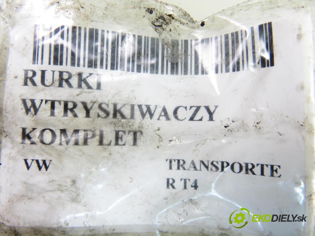 VW TRANSPORTER IV Skrzynia (70XA) FURGON 1997 57,00 2.4 D 78 - AAB 2370,00 rúrky VSTREKOVAČE: