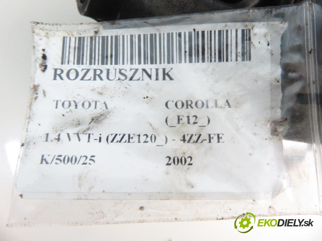TOYOTA COROLLA (_E12_) HB 2002 71,00 1.4 VVT-i 97 (ZZE120) - 4ZZ-FE 1398,00 Štartér  (Štartér)