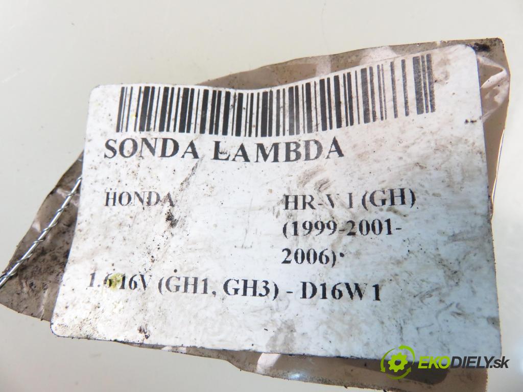 HONDA HR-V (GH) CROSSOVER 1999 77,00 1.6 16V (GH1, GH3) - D16W1 1590,00 sonda lambda 2340002190 (Lambda sonda)