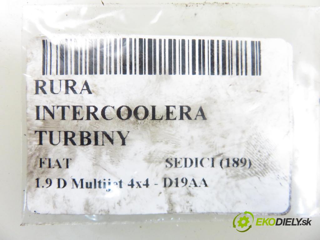 FIAT SEDICI (189_) CROSSOVER 2007 88,00 1.9 D Multijet 120 4x4 - D19AA 1910,00 Rúra intercoolera turba 1366079J50