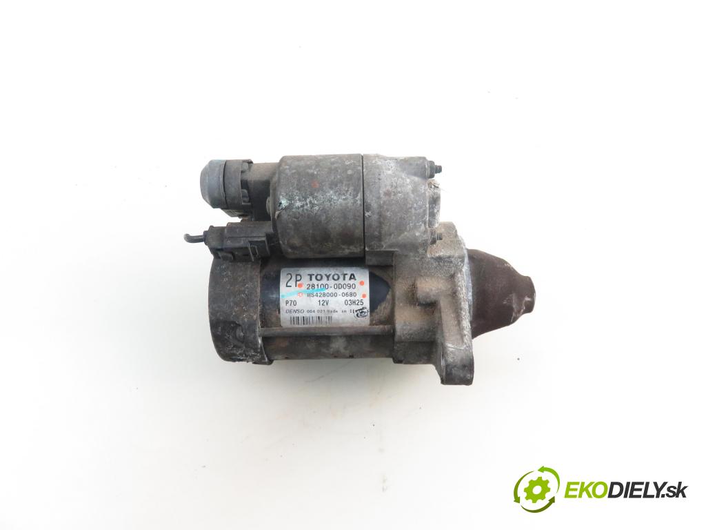 TOYOTA AVENSIS sedan (_T25_) SEDAN 2006 81,00 1.6 VVT-i (ZZT250_) 110 - 3ZZ-FE 1598,00 Štartér 281000D090 ; MS4280000680 (Štartér)