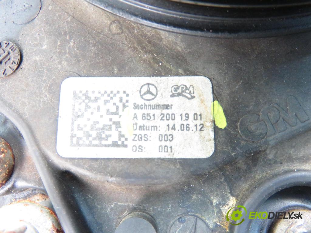 MERCEDES-BENZ KLASA C T-Model (S204) KOMBI 2011 100,00 C 200 CDI 136 (204.201) - OM 651.913 2143,00 Pumpa vody 6512001901 (Vodná pumpa)