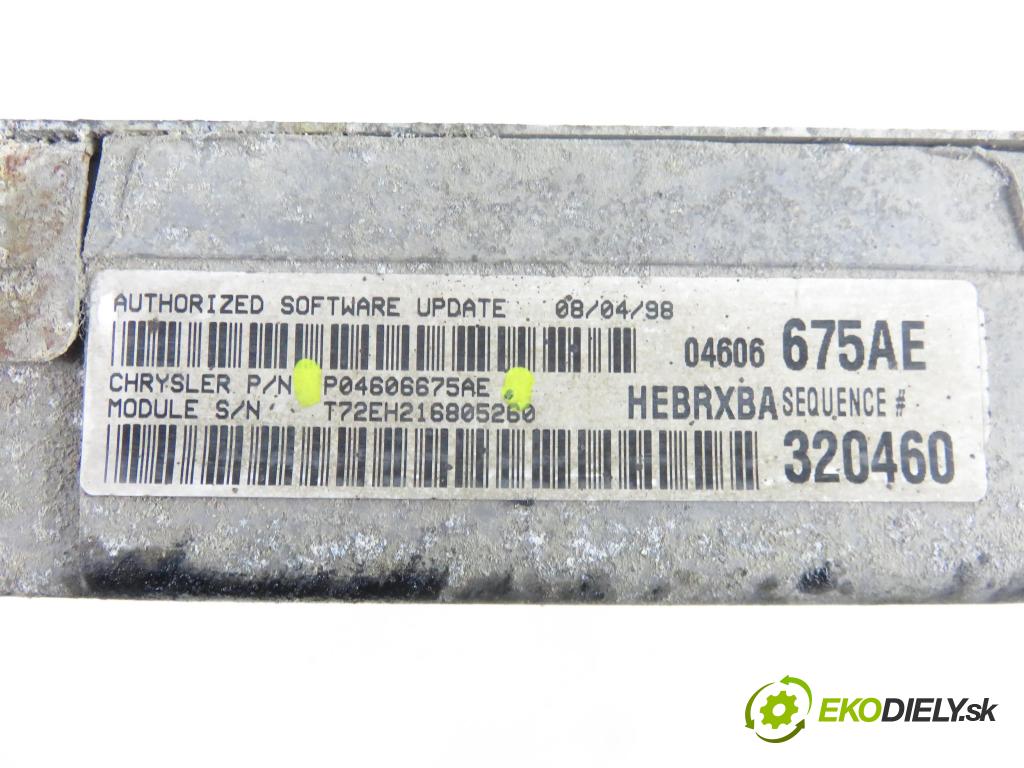 CHRYSLER 300M (LR) SEDAN 1999 0,00 2.7 V6 24V - EER 2736,00 Riadiaca jednotka Motor 04606675AE ; P04606675AE
